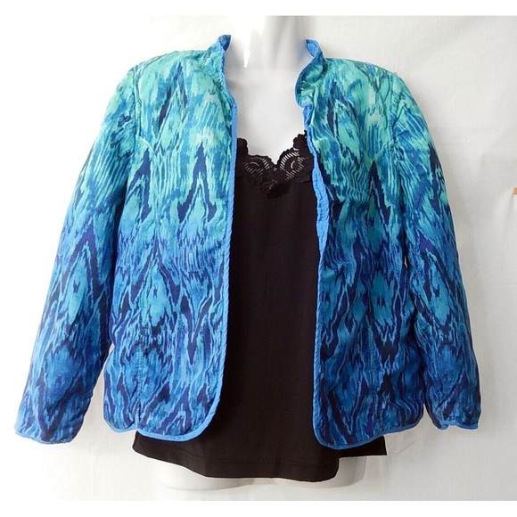Chico's Jackets & Blazers - Chico's Women Blazer Sz 0/S Long Sleeve Open Front Basic Mid Length Casual